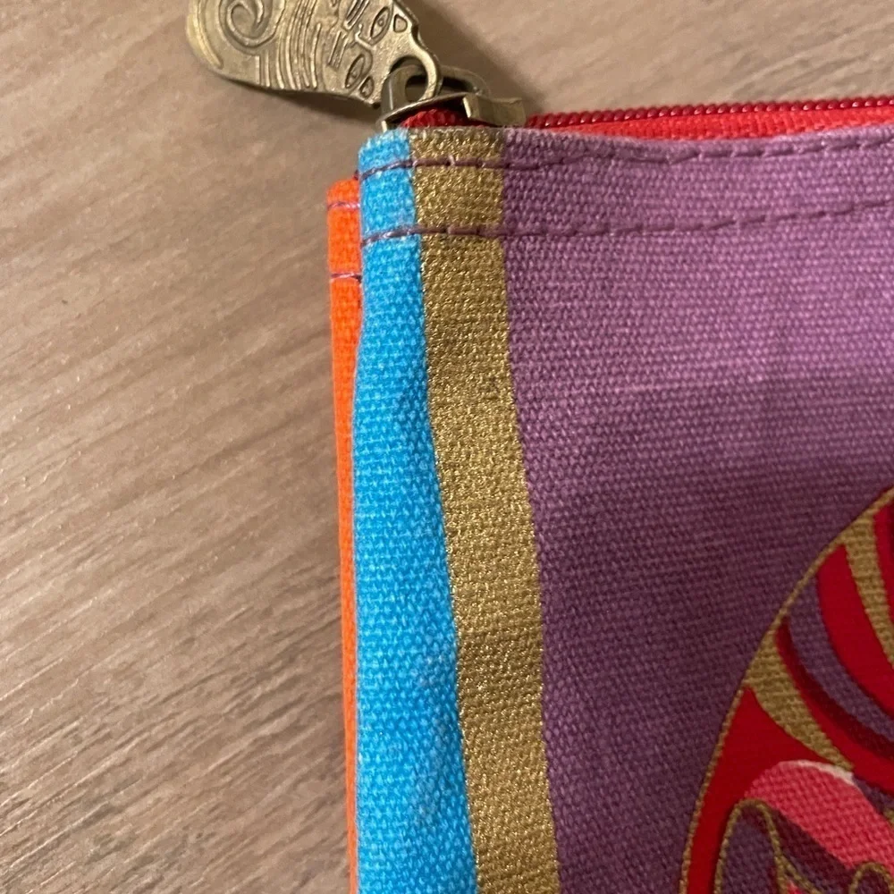 Laurel Burch Colorful make up bag Cat Pouch